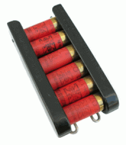 Shotgun Shell Carrier - HOLDS 6 SHELLS - 2 = BELT CLIP & 2 = QR ELS34 - NOTE: ONLY 4 AVAILABLE
